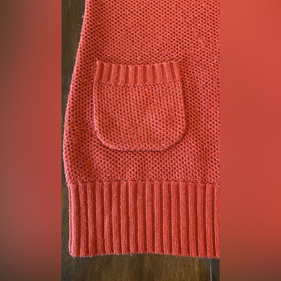 ☘️ Joseph A sweater. Burnt orange color. Knitted short sleeve - Picture 3 of 8
